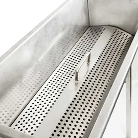 SCHMIDT security tools Mangal Grill 80x34 cm Silber