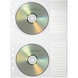 Soennecken CD/DVD Hülle 1612 für 2CDs transparent 5 St./Pack.
