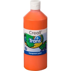 Creall Transparante Verf Oranje, 500ml