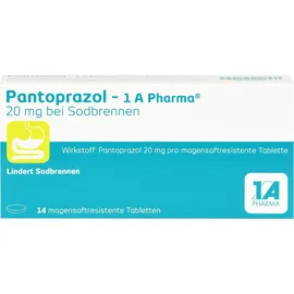 1 A Pharma PANTOPRAZOL-1A Pharma 20mg bei Sodbrennen