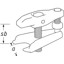 HAZET Universal-Kugelgelenk-Abzieher 1779-1