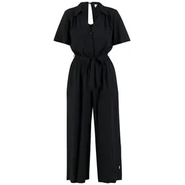 Blutsgeschwister Damen Charming Steps Jumpsuit (Größe L, schwarz)