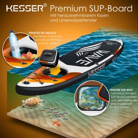 Kesser SUP Board Aufblasbar Set 320 x 76 x 15 cm orange