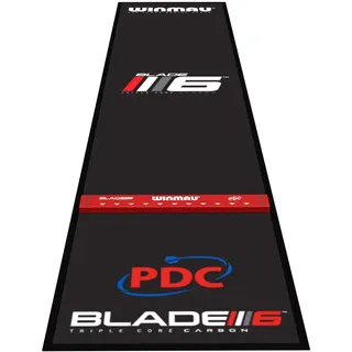 WINMAU Darts Bodenmatte - Pro Zone Precision Blade 6 Weiche Dartmatte mit erhöhter integrierter Oche-Linie für Stahlspitzen – Bodenmattenschutz für Dartscheiben