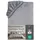 nyvi Spannbettlaken Mikrofaser 180 x 200 - 200 x 200 cm grau