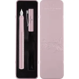 Faber-Castell 201515 - Füller Sparkle, Federbreite M, Rose, im Geschenketui