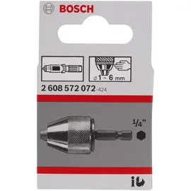 Bosch Schnellspannbohrfutter bis 10 mm 1 bis 6 mm 1/4 Zoll - Außensechskantschaft