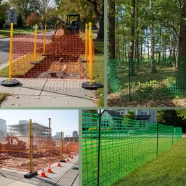 Haga Absperrzaun 1,2 m x 25 m Grün