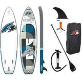 F2 SUP-Board »Stereo 10,5 grey«, (Packung, 5 tlg.), grau