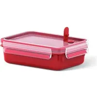 Emsa Frischhaltedose eckig rot 0,8 l