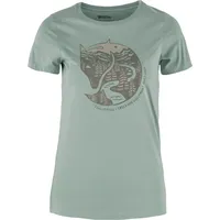 Fjällräven Damen-T-Shirt Arctic Fox Print, mais yellow, S