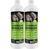 BIOLAB Scherkopfreiniger Elektrorasierer Reinigungslösung (2-St. 2 x 1000 ml Nachfüllflüssigkeit für Reinigungskartuschen)