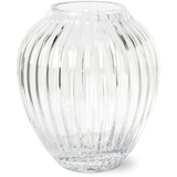 Kähler Vase H14 cm Hammershøi aus mundgeblasenem Glas dänisches Design, klar