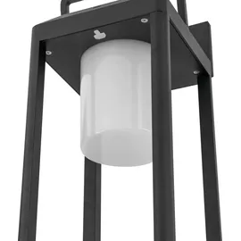 LUCANDE Tilena Schwarz eckig, Alu - schwarz,