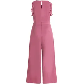 Vera Mont Overall VERA MONT "Damen mit Volant", Damen, Gr. 38, Normalgrößen, sweet bloom, Obermaterial: 95% Polyester, 5% Elasthan, festlich, figurumspielend, amerikanischer Ausschnitt, Overalls Overall, Bindeband