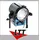 ARRI True Blue T2 Bühnenscheinwerfer 2000W blau/silber