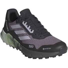 adidas Terrex Agravic Flow 2 Goretex Trailrunning-schuhe - Preloved Fig / Silver Dawn / Semi Green Spark - EU 39 1/3