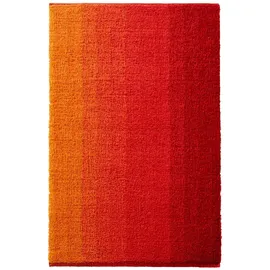 Dyckhoff Badteppich Colori, Rot, 70 x 120 cm, 100% Bio Baumwolle, GOTS