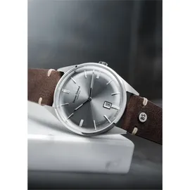 Bruno Söhnle Merano Herrenuhr Dunkelbraun Silber Quarz Saphirglas 40mm-