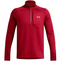 Under Armour Launch Elite Cw Halbreißverschluss-sweatshirt - Cardinal / Reflective - L