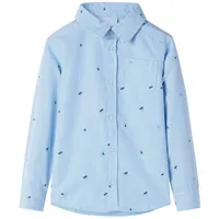 vidaXL Kinderhemd Hellblau 128