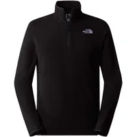 The North Face Glacier Fleece Mit Halbem Reißverschluss - Black - S