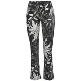 LASCANA Schlafhose Floral Schwarz 36/38