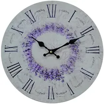 Mobili Rebecca Rebecca Mobili Wanduhr 33,8 cm RE6806 weiß/lila