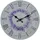Mobili Rebecca Rebecca Mobili Wanduhr 33,8 cm RE6806 weiß/lila