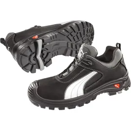 Puma Sicherheitsschuh Cascades Low Gr.48 schwarz/weiß Leder S3 HRO SRC EN20345 PUMA