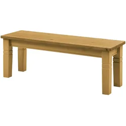 maison bleue Sitzbank  massiv Florian ¦ holzfarben ¦ Maße (cm): B: 40 H: 46