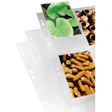 Hama Foto-Hüllen, DIN A4, 4-8 Fotos im Format 10x15 cm, klar, 10 x 15