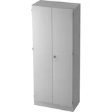 Hammerbacher Aktenschrank V6100/5/5/SG lichtgrau 4 Fachböden 80,0 x 42,0 x 200,4 cm
