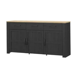 Forte Sideboard Bohol 166,1 x 87 x 42 cm Riviera Eiche / Cabazone Eiche
