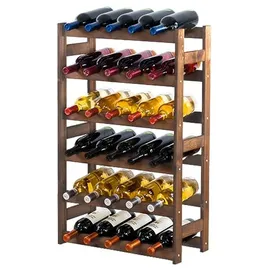 Proregal Weinregal Pinotwine HxBxT 86 x 53 x 25 cm 30 Flaschen Massives Kiefernholz Braun Geölt