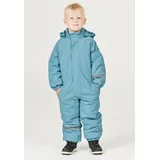 ZigZag Schneeoverall "Vally", Mädchen, Gr. 116, EURO-Größen, blau (hellblau), 100% Polyester, lang, ohne Ausschnitt, Overalls, mit wasser- und winddichter TPU-Membran