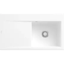 Villeroy & Boch Subway Style 50 rechts stone white + Handbetätigung