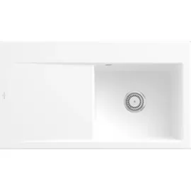 Villeroy & Boch Subway Style 50 rechts stone white + Handbetätigung