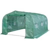 Powertec Garden Tomaten-Gewächshaus mit 1 Tor und 6 Fenstern