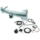Westfalia Starre Anhängerkupplung für VW Golf 7 Limo (BJ 06/14-06/20), T-Roc (07/17-), Audi A3 (06/14-06/16), Q2 (11/16-), Skoda Octavia 3, Seat Leon 3 (06/14-01/20) - inkl 13-pol. fzg.-spez. E-Satz