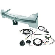 Westfalia Starre Anhängerkupplung für VW Golf 7 Limo (BJ 06/14-06/20), T-Roc (07/17-), Audi A3 (06/14-06/16), Q2 (11/16-), Skoda Octavia 3, Seat Leon 3 (06/14-01/20) - inkl 13-pol. fzg.-spez. E-Satz