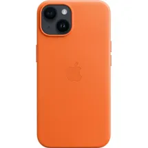 Apple iPhone 14 Leder Case mit MagSafe orange