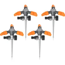 Brandson Kreisregner 3-fach Flächenregner 150 m2 grau/orange