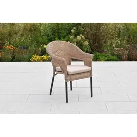 Merxx Auflage 48 x 44 x 5 cm beige 1 St.