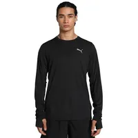 Puma Herren Run Favorite Ls Tee M T Shirt, Puma Schwarz, XXL EU