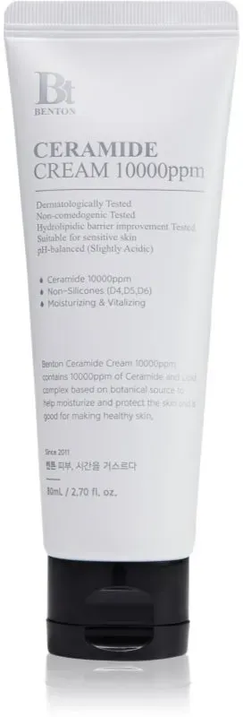 Benton Ceramide beruhigende und hydratisierende Creme für die Regeneration und Erneuerung der Haut 80 ml