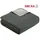 IBENA Doubleface Dublin 220 x 240 cm anthrazit/silber
