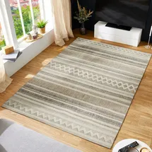 LUXOR LIVING Crosby Teppich 60 x 110 cm Beige/Grau/Weiß