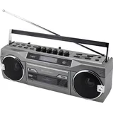 Soundmaster Retro Radiokass.Rekorder (FM, DAB+, Bluetooth), Radio