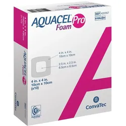 Aquacel Foam Pro 10x10 cm Hydrofiber Sch 10 St